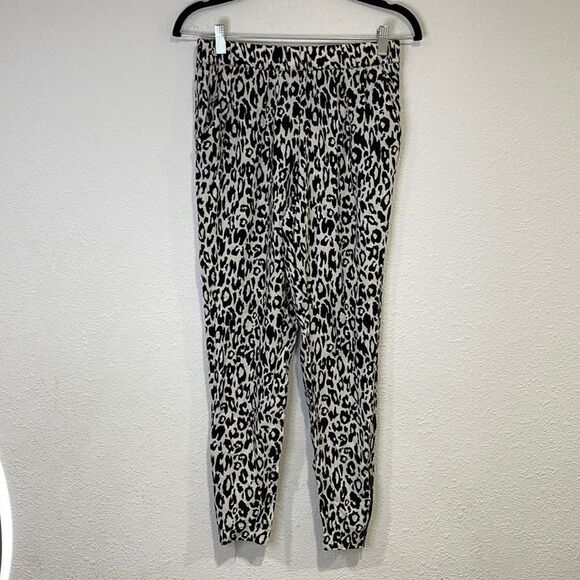 Forever 21 leopard print jogger trousers size S - Picture 2 of 7